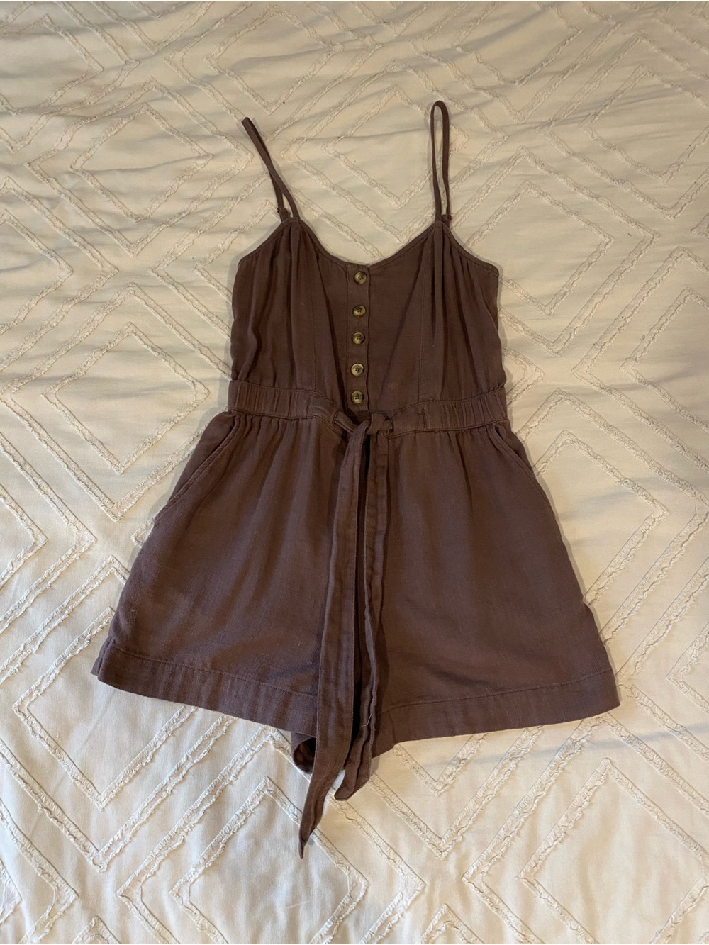 Aerie Brown Romper
